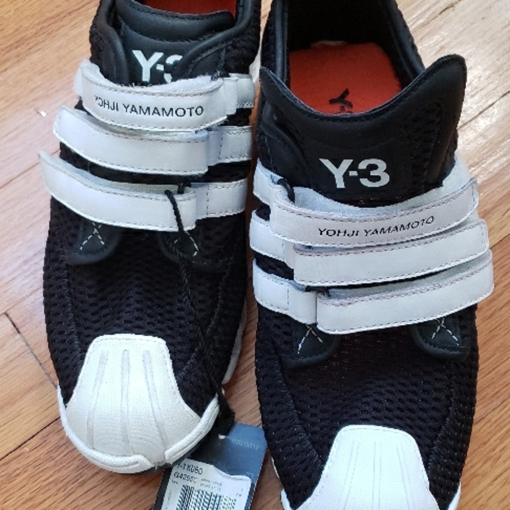 Y-3 Yohji Yamamoto Black and White Sneakers